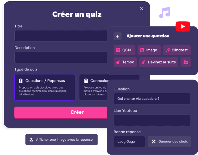 Simple and intuitive quiz editor